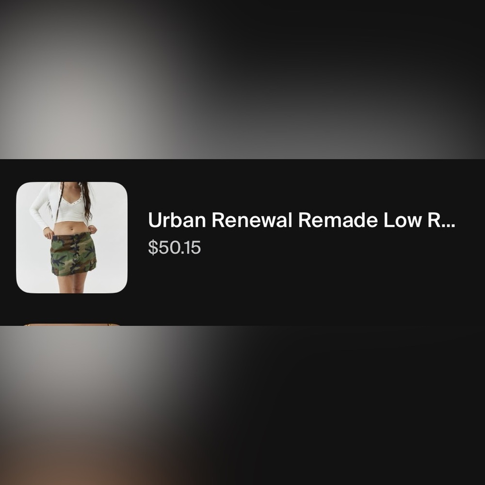 Urban Outfitters Camo Skirt